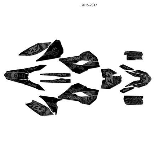 husqvarna tc85 graphics kit 2014 core series smoke