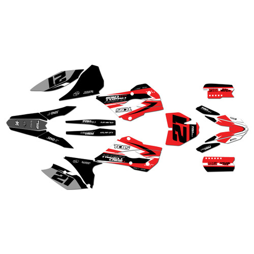 husqvarna tc85 graphics kit 2014 crew series red