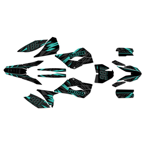 husqvarna tc85 graphics kit 2014 twitch series teal
