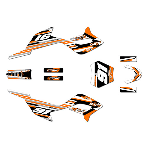 kayo kmb60 graphics kit 2024-2026 coil series orange