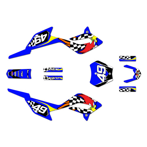 kayo kmb60 graphics kit 2024-2026 pecker series blue