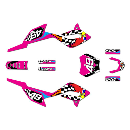 kayo kmb60 graphics kit 2024-2026 pecker series magenta