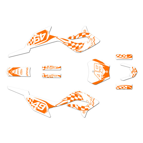 kayo kmb60 graphics kit 2024-2026 pecker series orange-shift