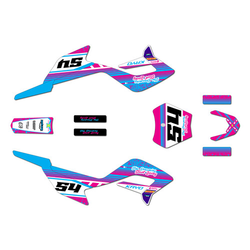 kayo kmb60 graphics kit 2024-2026 split series magenta