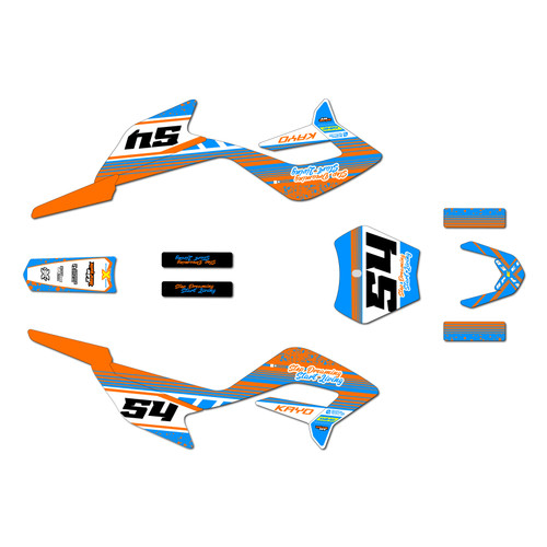 kayo kmb60 graphics kit 2024-2026 split series cyan