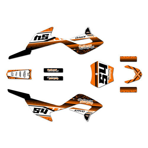 kayo kmb60 graphics kit 2024-2026 split series orange