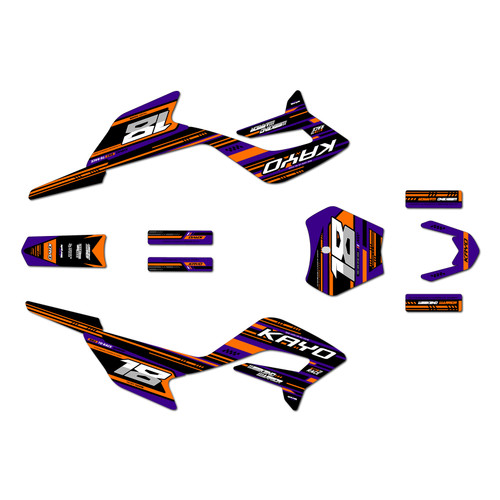 kayo kmb60 graphics kit 2024-2026 warrior series purple