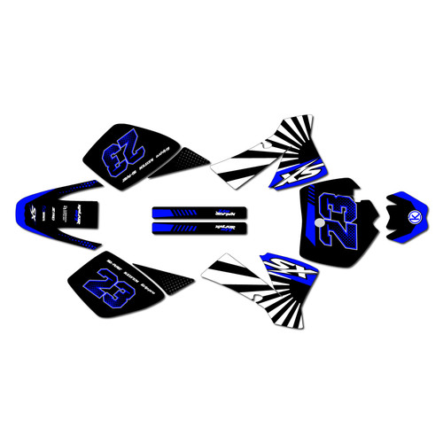 ktm 50sx graphics kit 2002-2008 fh series blue