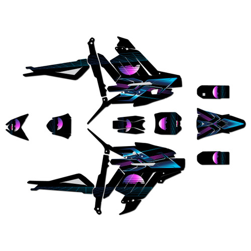 talaria sting graphics kit all years dash series magenta