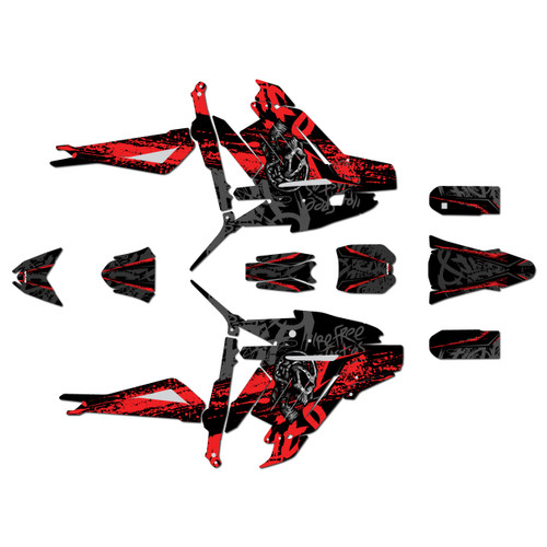 talaria sting graphics kit all years revolt series red