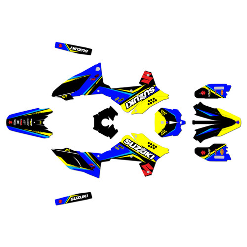 suzuki drz4s graphics kit 2025+ icon series yellow