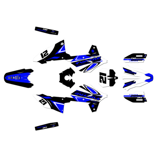 suzuki drz4s graphics kit 2025+ shaders series blue-shift