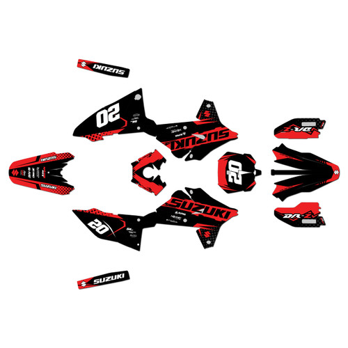 suzuki drz4s graphics kit 2025+ spear series red