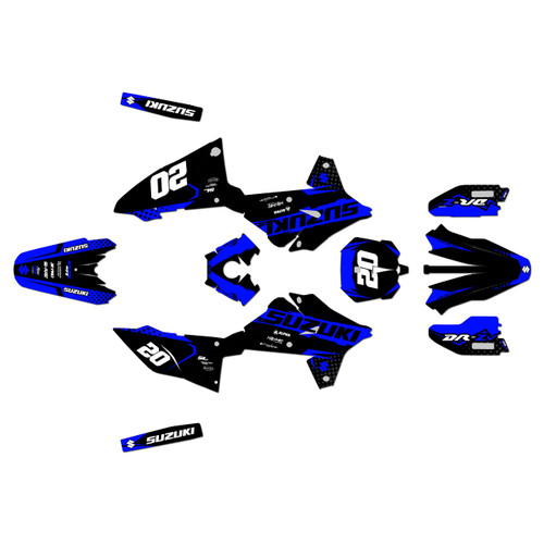 suzuki drz4s graphics kit 2025+ spear series blue