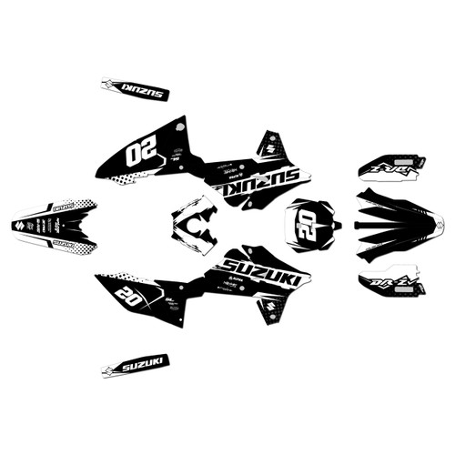 suzuki drz4s graphics kit 2025+ spear series white