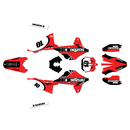 suzuki drz4sm graphics kit 2025+ speed series red