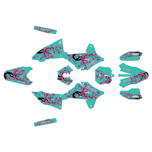 suzuki drz4sm graphics kit 2025+ stim series teal