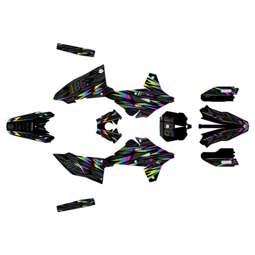 suzuki drz4s graphics kit 2025+ twitch series rainbow