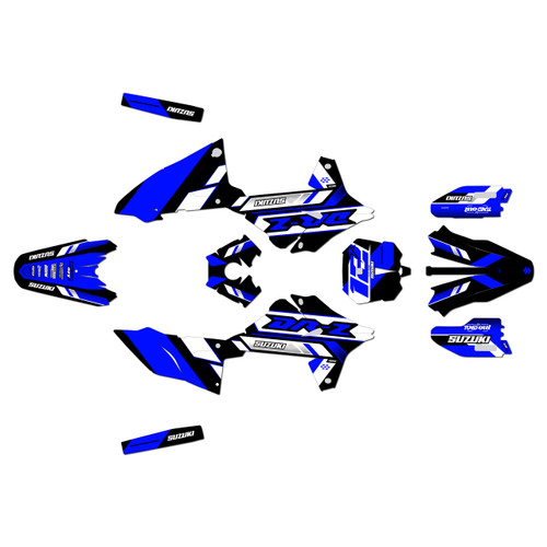 suzuki drz4s graphics kit 2025+ veneer series blue