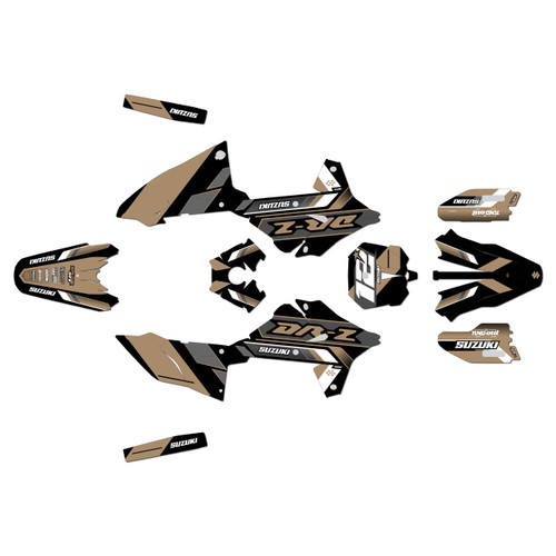 suzuki drz4s graphics kit 2025+ veneer series tan