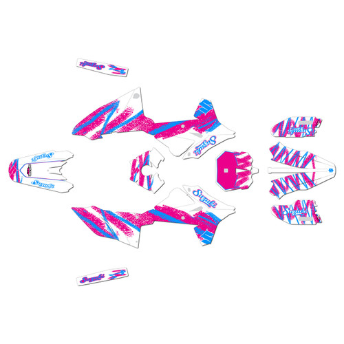suzuki drz4s graphics kit 2025+ whiplash series magenta