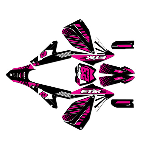 electro co etm rtr graphics kit all years fh series magenta