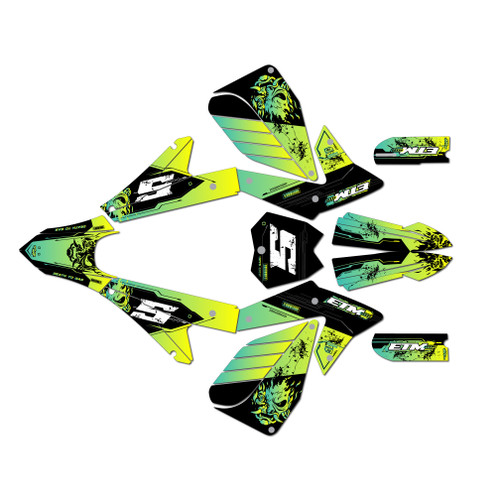 electro co etm rtr graphics kit all years night series green
