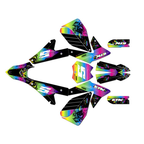 electro co etm rtr graphics kit all years night series rainbow