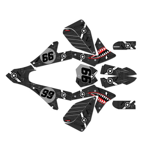 electro co etm rtr graphics kit all years predator series smoke