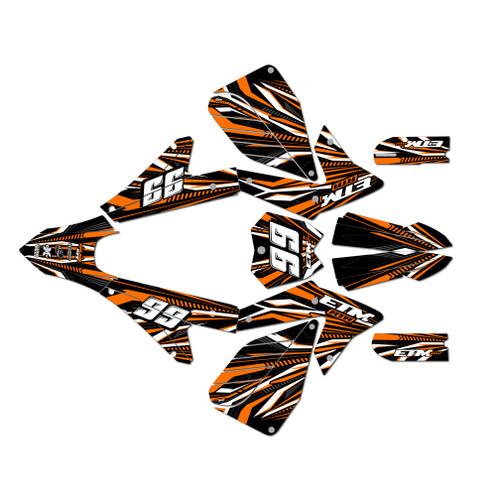 electro co etm rtr graphics kit all years prime series orange