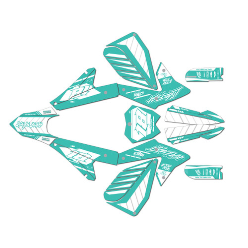 electro co etm rtr graphics kit all years rebel series teal-shift