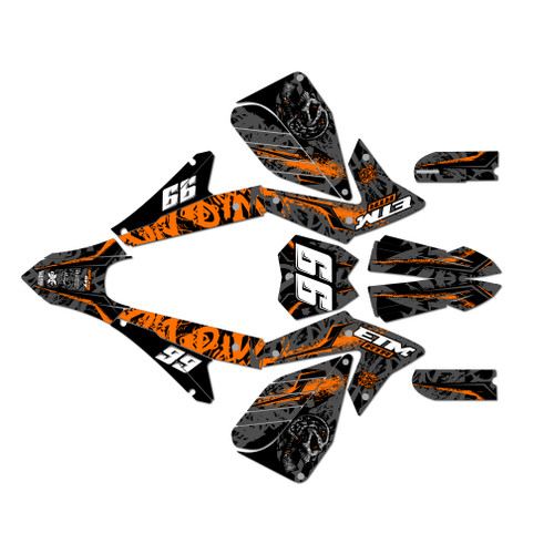 electro co etm rtr graphics kit all years revolt series orange