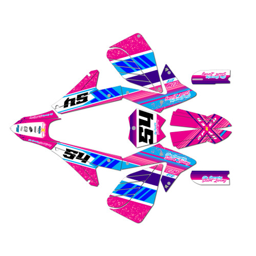 electro co etm rtr graphics kit all years split series magenta