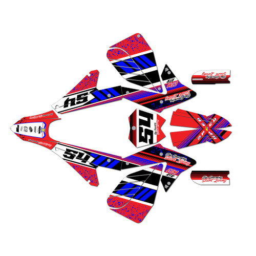 electro co etm rtr graphics kit all years split series red