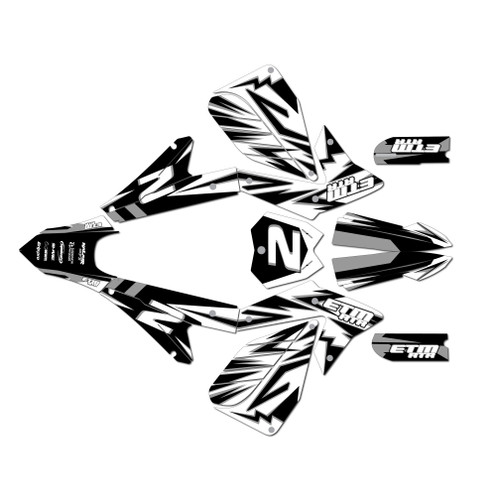 electro co etm rtr graphics kit all years vizion series white