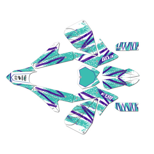 electro co etm rtr graphics kit all years whiplash series teal