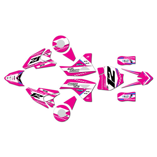 mototec 36v 48v graphics kit all years lethal series magenta