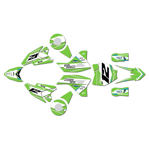 mototec 36v 48v graphics kit all years lethal series green