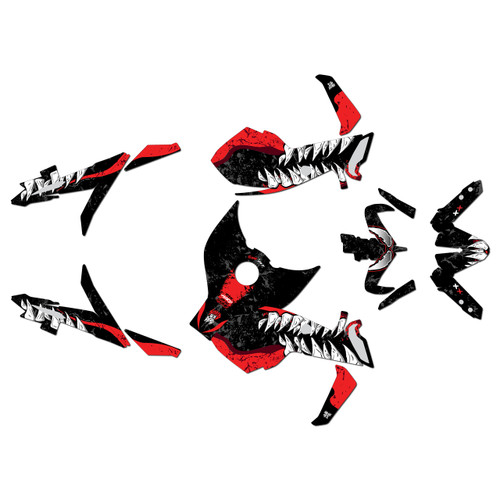 yamaha fz09 graphics kit 2017-2020 carnage series red