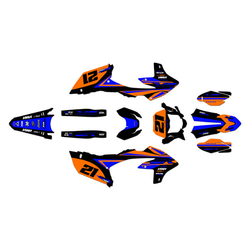 yamaha wr250f graphics kit 2025-2026 og series orange