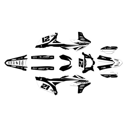yamaha wr250f graphics kit 2025-2026 og series white