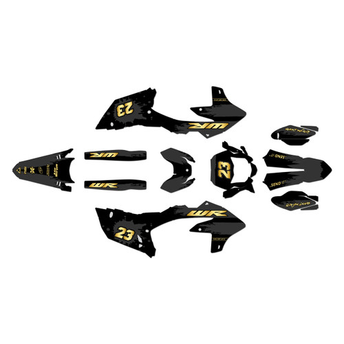 yamaha wr250f graphics kit 2025-2026 splash series gold