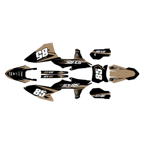 ktm 85sx graphics kit 2025-2026 bold series tan