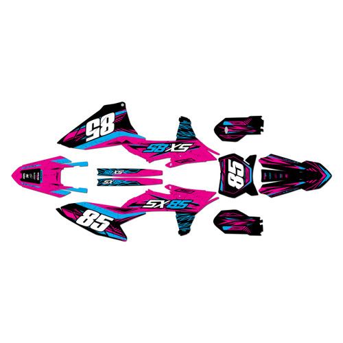 ktm 85sx graphics kit 2025-2026 guard series magenta
