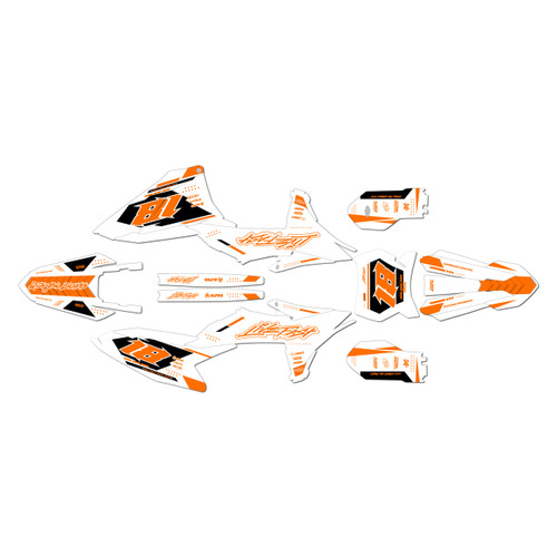 ktm 85sx graphics kit 2025-2026 rebel series orange-shift