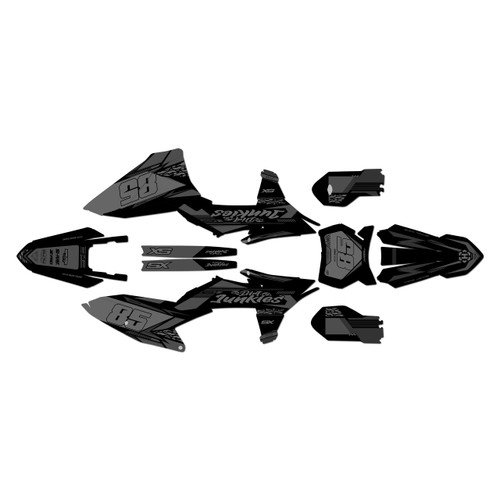 ktm 85sx graphics kit 2025-2026 rugged series smoke