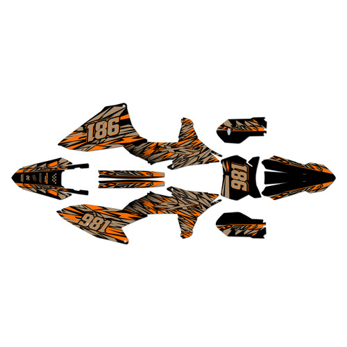 ktm 85sx graphics kit 2025-2026 twitch series tan