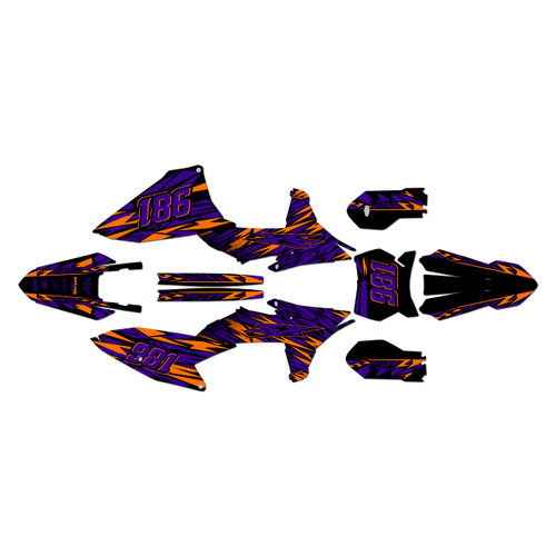 ktm 85sx graphics kit 2025-2026 twitch series purple