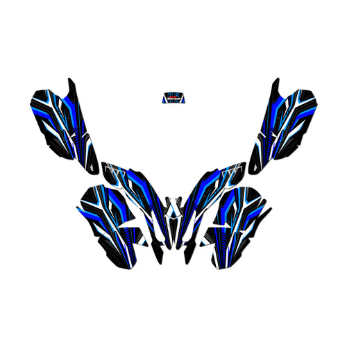 polaris pred50 graphics kit all years prime series blue