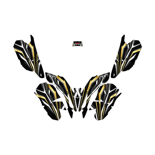 polaris outlaw50 graphics kit all years prime series gold
